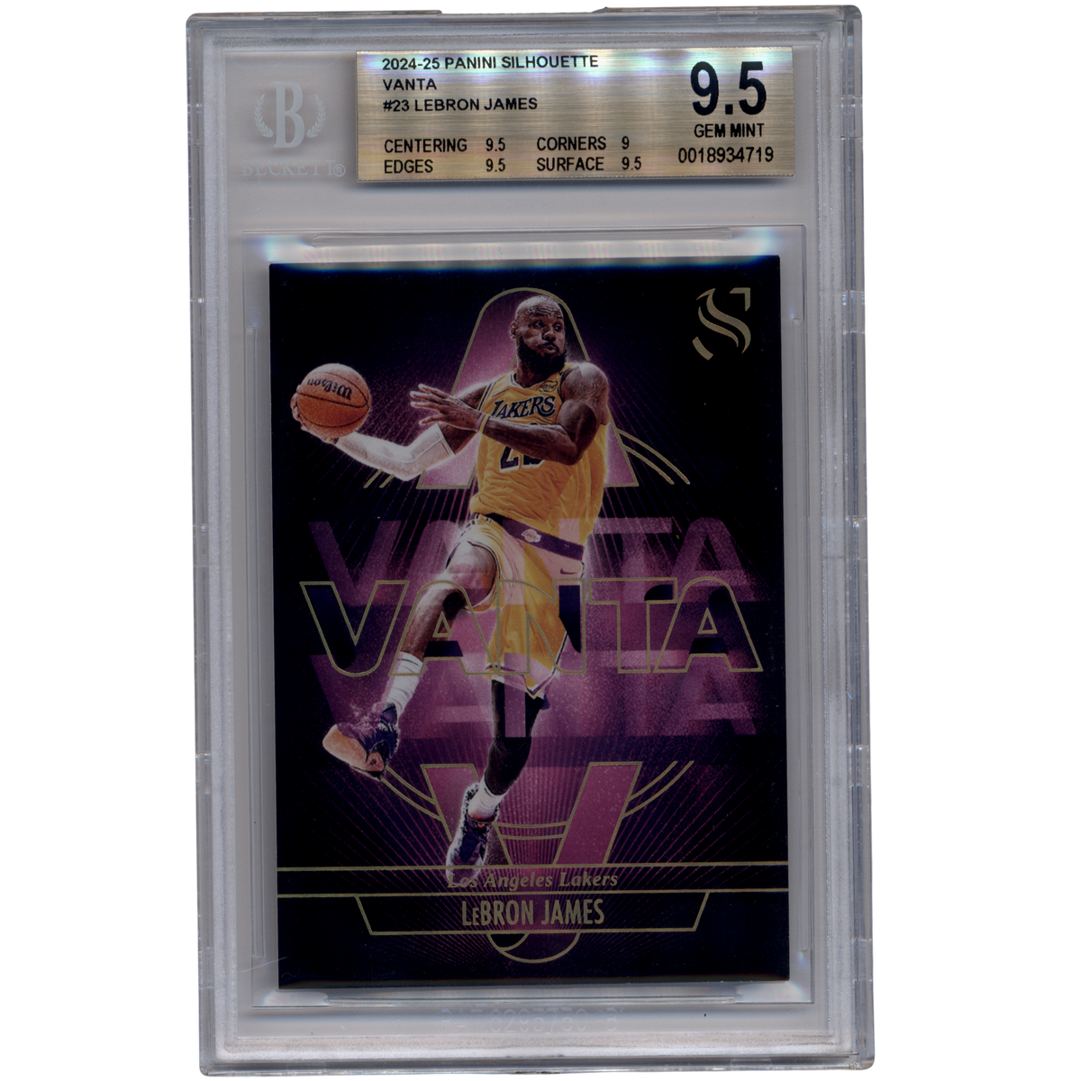 2024 Silhouette Lebron James Vanta - BGS 9.5