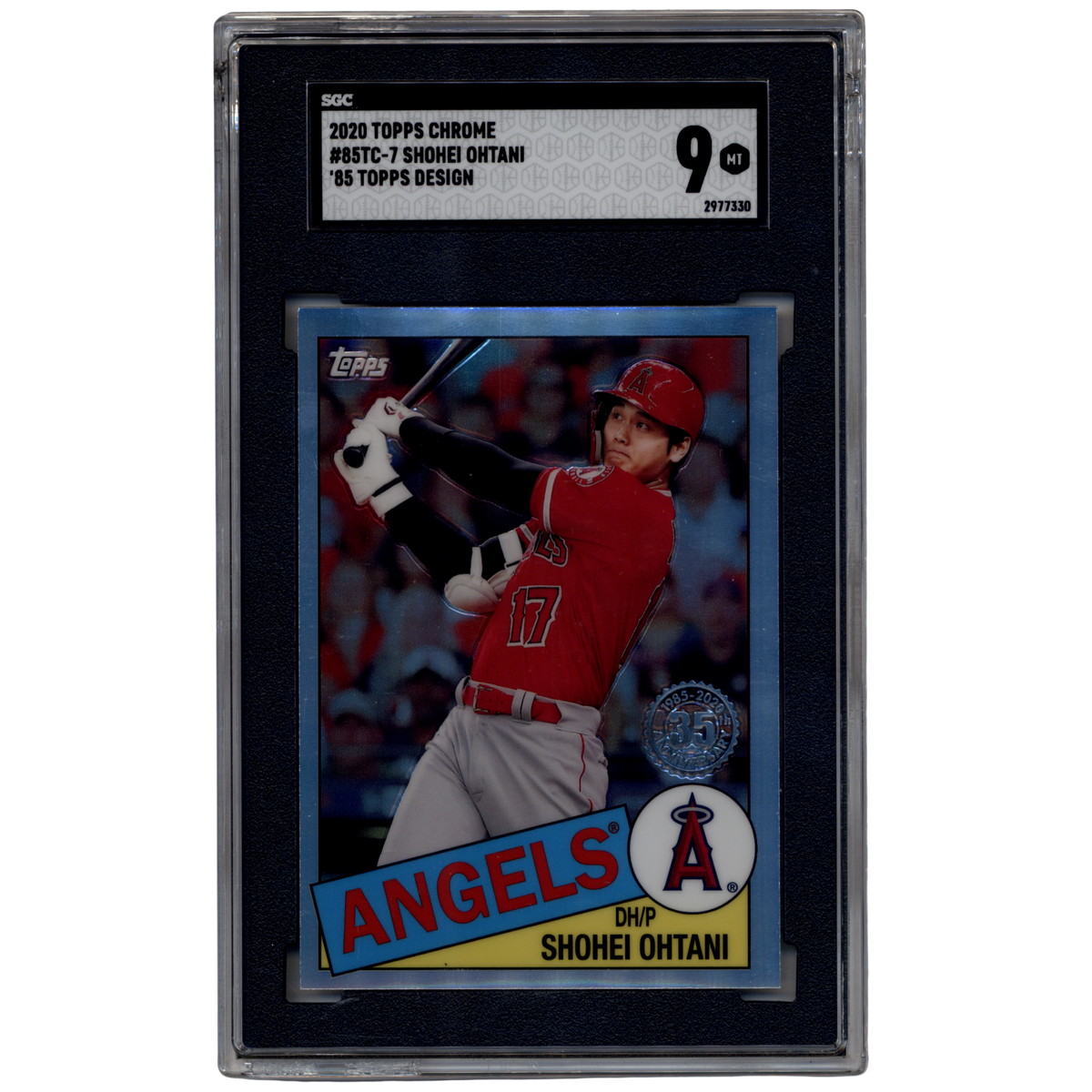 2020 Topps Chrome Shohei Ohtani '85 Topps Design - SGC 9